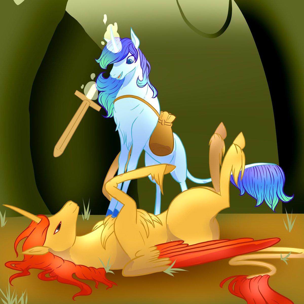 GroveShadow's tweet photo. Small mlp art dump for an infection au im working on
#mlpfim #infectionau https://t.co/9pezcgc78e