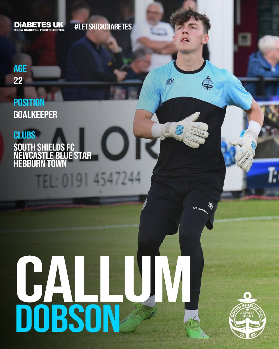 Introducing the latest player to be confirmed in the 'Lets Kick Diabetes' Charity Match for @diabetesuk

Welcome, Callum Dobson 💪   

Tickets: shorturl.at/a1mhn
JustGiving: shorturl.at/NGObi