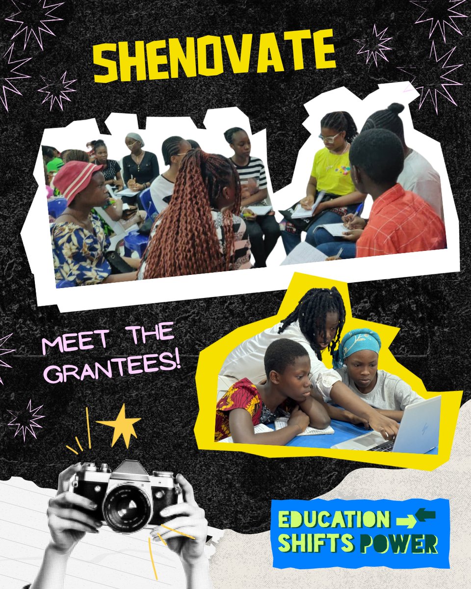 Meet <a href="/Shenovate1/">Shenovate</a> this #GirlsInICT Day as part of #EducationShiftsPower!

As a youth-led initiative co-founded in Nigeria, it works to bridge the gender gap in tech by equipping girls and young women with #STEM skills to solve real-world problems and build confident careers 👩🏽‍💻