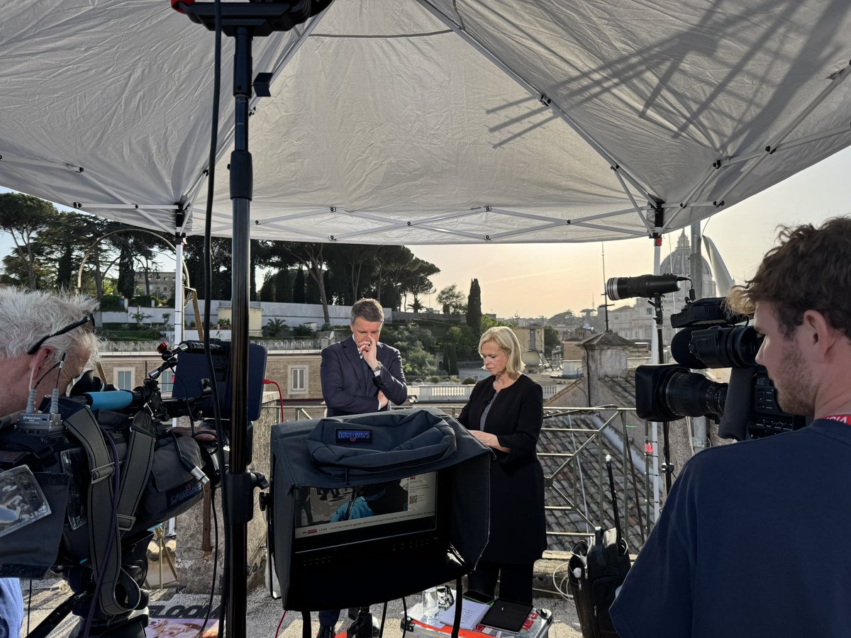Simone Baglivo (@baglivo_s) on Twitter photo Some quite busy days at the Vatican covering the death of Pope Francis after we were the first international media to break it on Monday morning. Thanks for following our live coverage and reports!
<a href="/adamparsons/">Adam Parsons</a> <a href="/annabotting/">Anna Botting</a> <a href="/LisaatSky/">Lisa Holland</a> <a href="/BarbaraGSerra/">Barbara Serra</a> <a href="/SophGarratt/">Sophie Garratt</a> Some quite busy days at the Vatican covering the death of Pope Francis after we were the first international media to break it on Monday morning. Thanks for following our live coverage and reports!
<a href="/adamparsons/">Adam Parsons</a> <a href="/annabotting/">Anna Botting</a> <a href="/LisaatSky/">Lisa Holland</a> <a href="/BarbaraGSerra/">Barbara Serra</a> <a href="/SophGarratt/">Sophie Garratt</a>