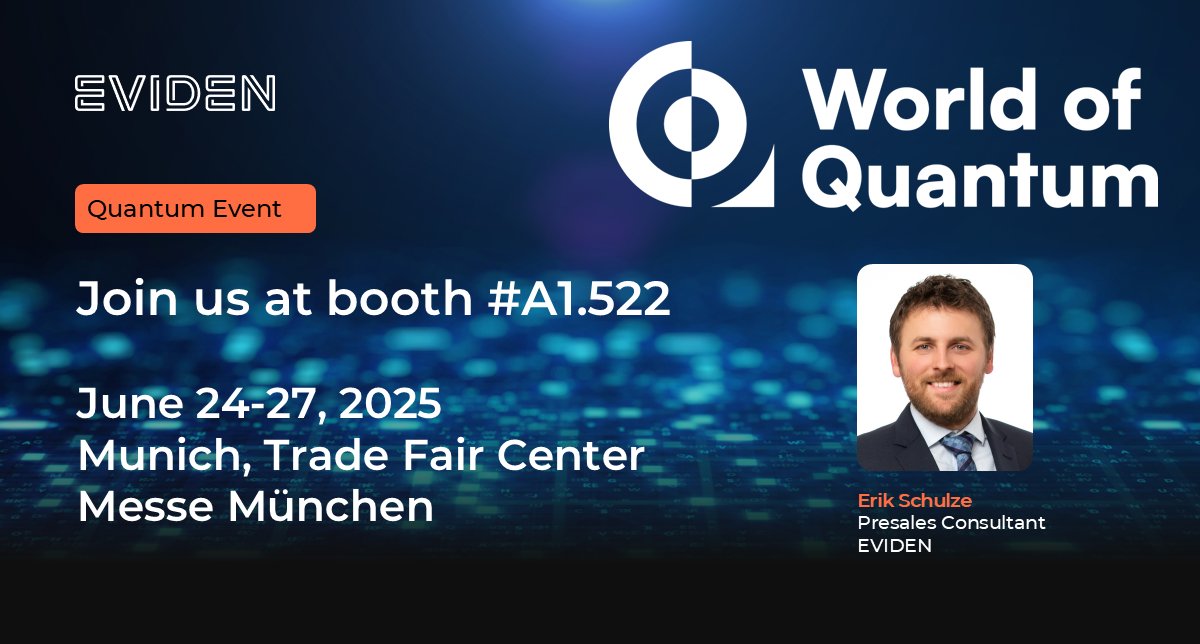 🚨Meet us at The World of Quantum event

Our #Quantum expert is eagerly looking forward to engaging in discussions with you!
 
✅ Visit Booth A1.522
✅ Explore our Quantum solutions
✅ Talk to our expert
 
Free ticket 👉 spr.ly/60132ZSvX

#QuantumComputing #Qaptiva