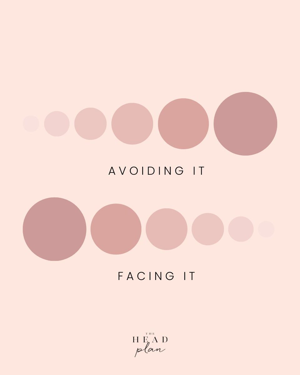 The problem, the fear, the battle... The more you avoid it, the bigger it feels. The more you face it, the smaller it becomes. 💭 Which path are you choosing today?

#theheadplan #wellness #wellnesscoach #personaldevelopment #fears #faceproblems #advice #mindshift #growmindset