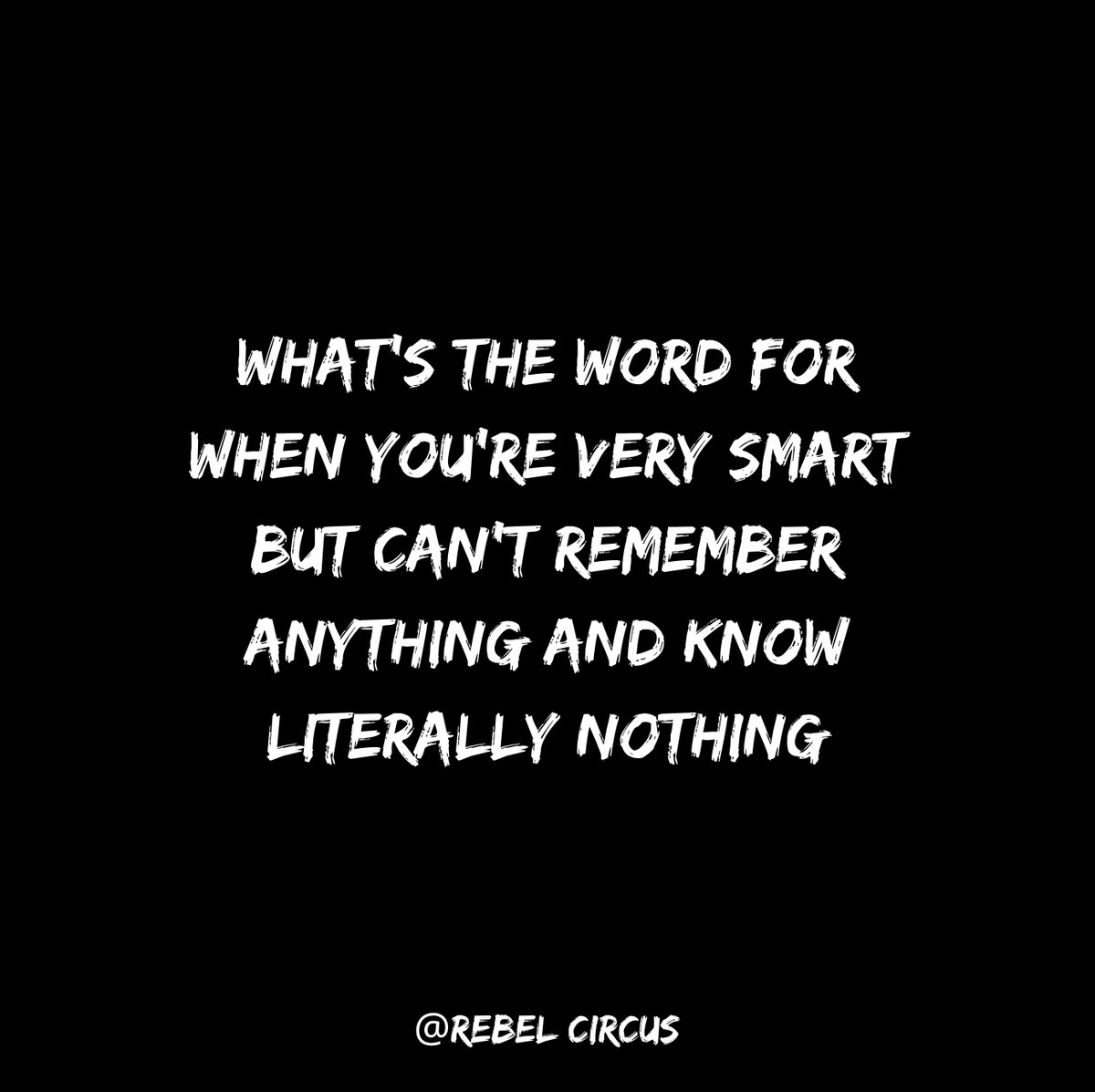 RealRebelCircus's tweet image. Idk the word either but whatever it is, that’s me