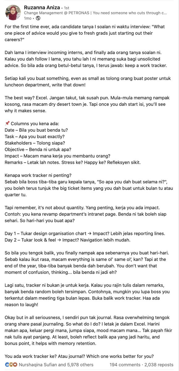 faridaffy's tweet photo. Satu advice yang sangat powerful. Fresh grad sila baca

Thank you, Ruzanna Aniza

Cari kerja WFH? Tekan sini: https://t.co/mifrOvqd1V https://t.co/FVlOgYlwZG