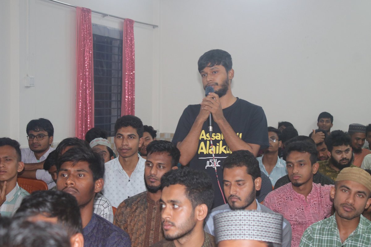 সাধারণ শিক্ষার্থীদের অংশগ্রহণে প্রশ্ন-উত্তরমূলক অনুষ্ঠান 'ASK SHIBIR, KNOW SHIBIR' আয়োজন করে ইসলামী ছাত্রশিবির, বেগম রোকেয়া বিশ্ববিদ্যালয় শাখা।

#Chhatrashibir
#Bangladesh