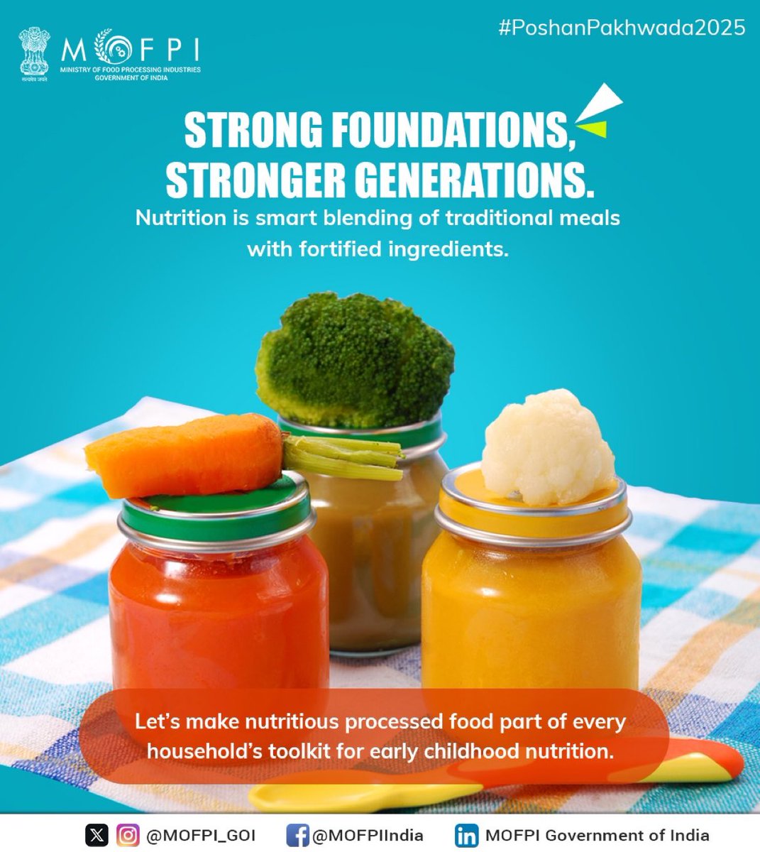 IndiaDetail's tweet photo. Boost nutrition in every household! 🌟 Include fortified foods in traditional diets to ensure children receive essential nutrients at the right time. Together, let's build a healthier future. 🍎 #SmartNutrition | #PoshanPakhwada2025
.
.
.
#KAOPP #PahalgamTerrorAttack #Espressolab https://t.co/eH2vwtL37q