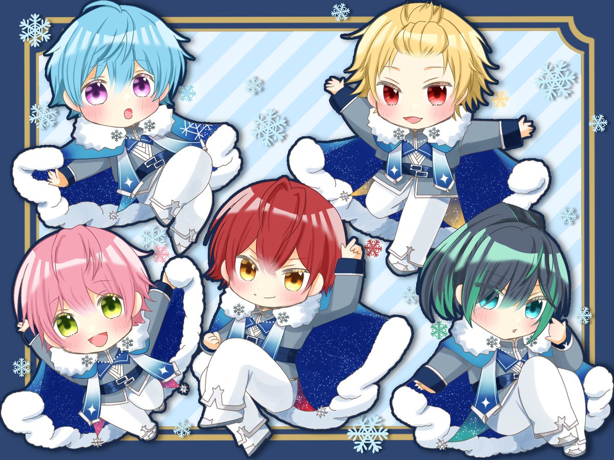 vanilla_shiyun's tweet image. 思い出⚔️３💚💛♥️💖🩵
Go!!!の音源てくとくのかわゆさよ🤭
結晶ケープ衣装マジでかわゆすぎて、
シャカシャカキーホルダー全員揃えた⚔️
#KnightA_Memory
#KnightArt