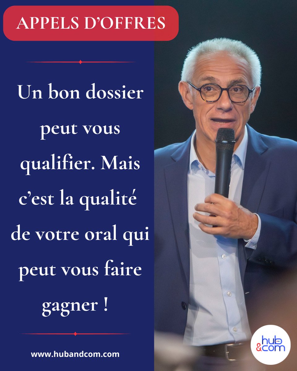 hub & com (@hubandcom) on Twitter photo Appels d'offres ?
❤️ Un bon dossier peut vous qualifier. Mais c’est la qualité de votre oral qui peut vous faire gagner...On en parle ? 
#Pitch #éloquence #Appeldoffres #Toulouse #France #oral #Oralgagnant Appels d'offres ?
❤️ Un bon dossier peut vous qualifier. Mais c’est la qualité de votre oral qui peut vous faire gagner...On en parle ? 
#Pitch #éloquence #Appeldoffres #Toulouse #France #oral #Oralgagnant