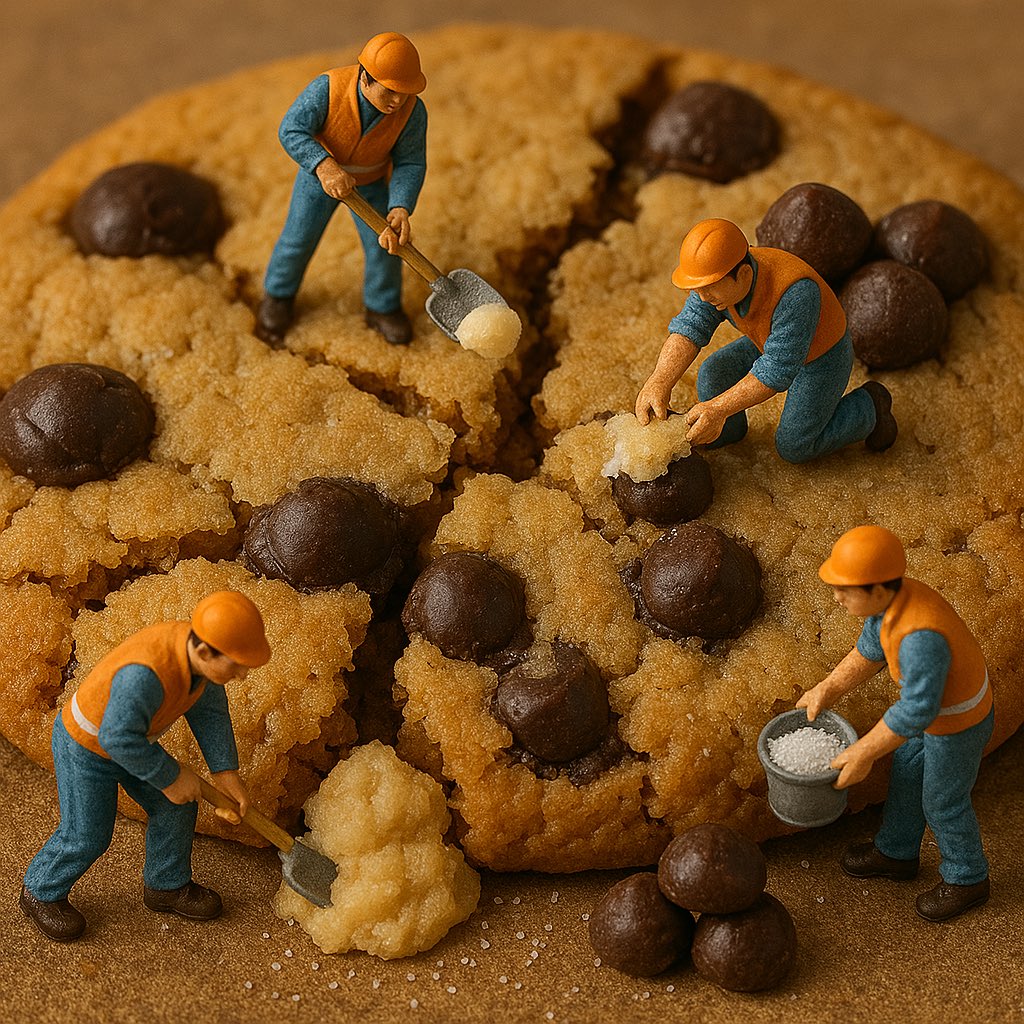 miniworkersAI's tweet image. クッキー地割れ、緊急補修中！
 饼干地裂，紧急修补中！

#miniworkers #デザートシリーズ #クッキー修理中 #小さな職人たち #食べ物アート #スイーツ現場 #甘いメンテナンス #ミニチュアの世界 #お菓子の作業員 #ユニークなスイーツ