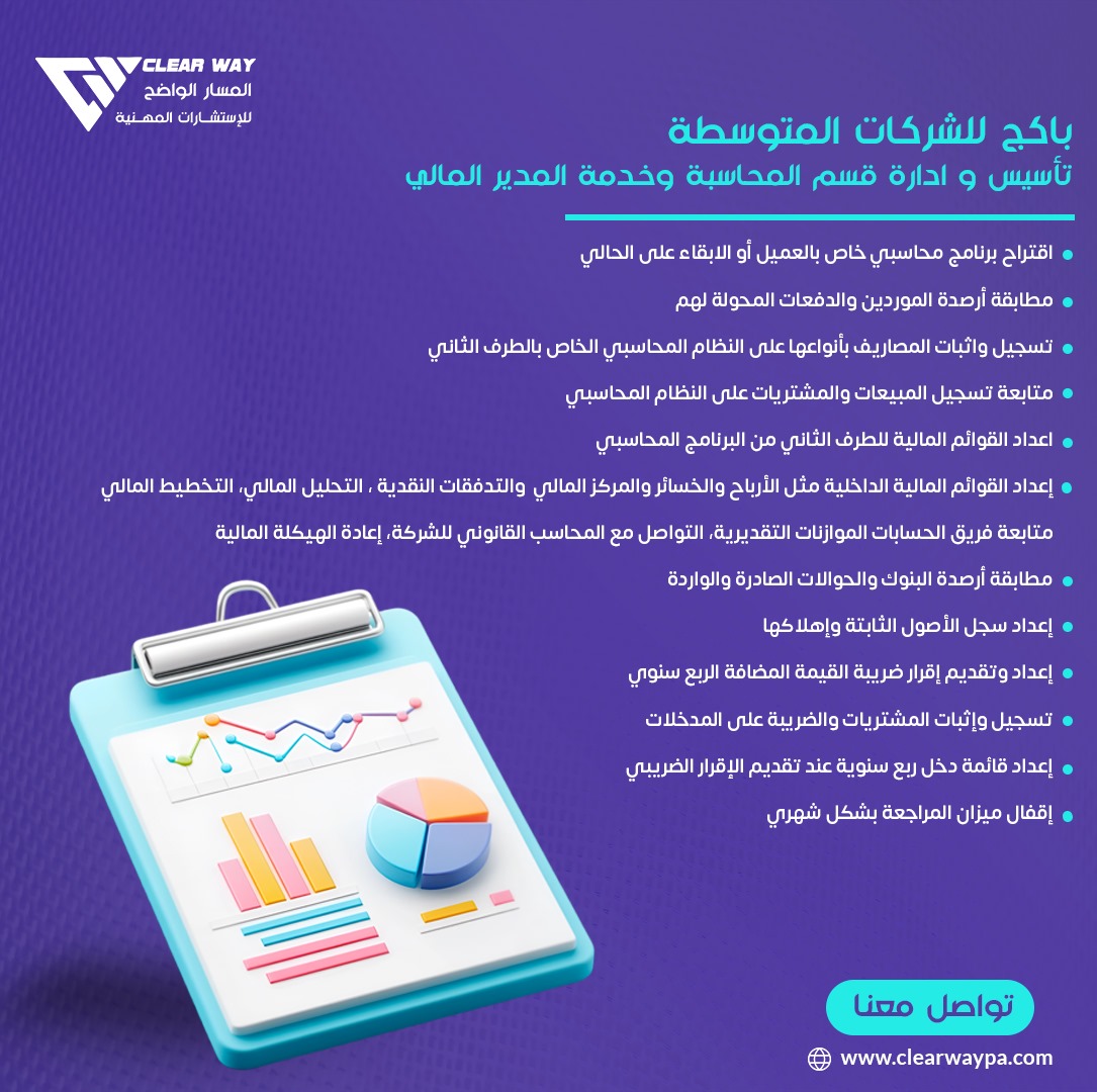 Clearwaypa's tweet photo. 🎯 باكدج للشركات المتوسطة

📞 وسائل التواصل:
.
📱 هاتف: +966566294266
📧 بريد إلكتروني: info@clearwaypa.com
🌐 أو زور موقعنا الإلكتروني: https://t.co/iHwXzUKzAw
📲 تواصل معنا للحصول على استشارات وخدمات مالية موثوقة 💬
.
#استشارات_إدارية #استشارات_مالية https://t.co/0aw8BxqkmI