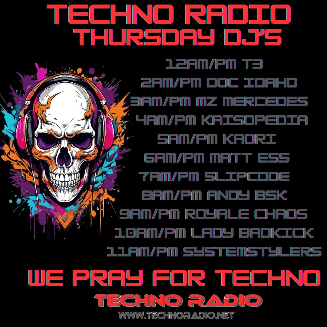 t3kno.co.uk
technoradio.net 

Ask Alexa For TechnoRadio

facebook.com/groups/7408657…
facebook.com/techno1210