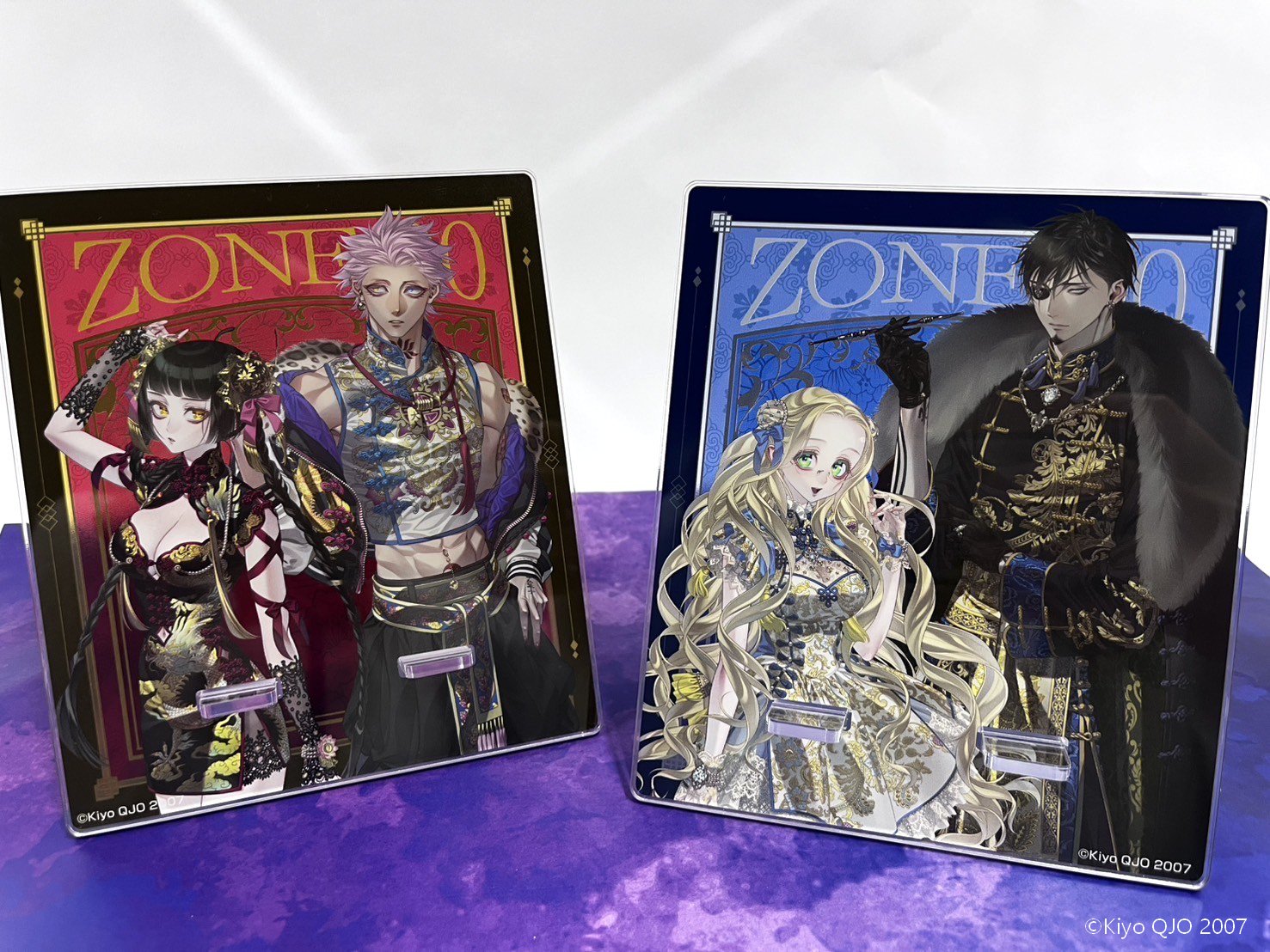 ゼロの使い魔　ミニアートグラフABCDセット 完結記念展 戦姫絶唱シンフォギアXV』より、“天使と悪魔”がテーマの描き