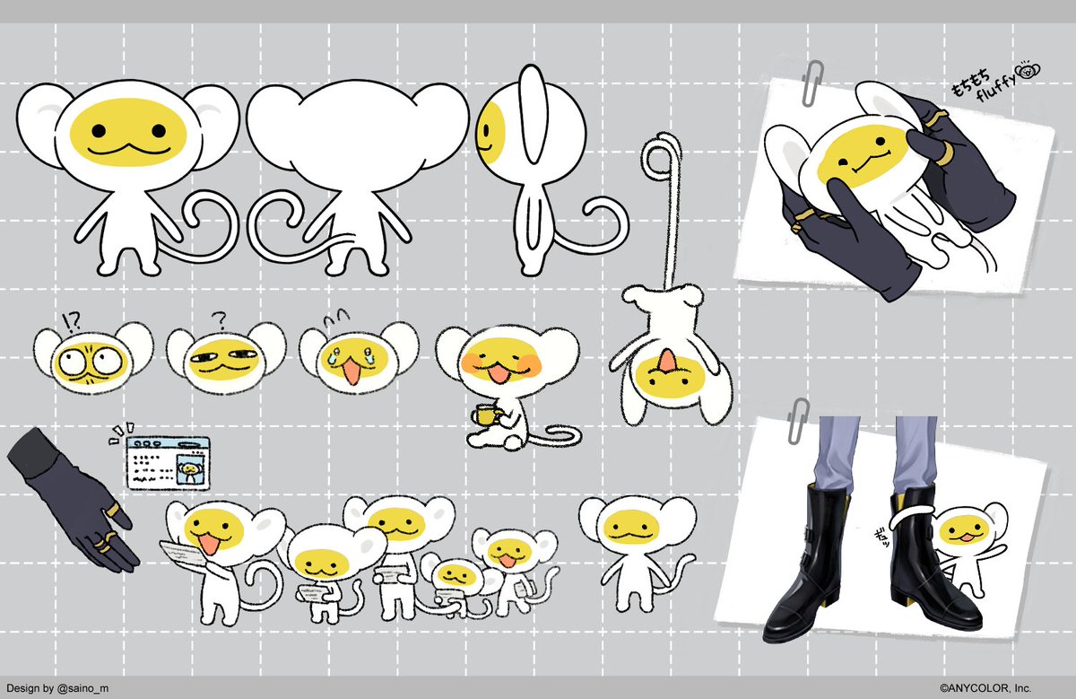 WORK】 お祝いイラストに落書きで描いた卵のお猿さんが、光栄なことに