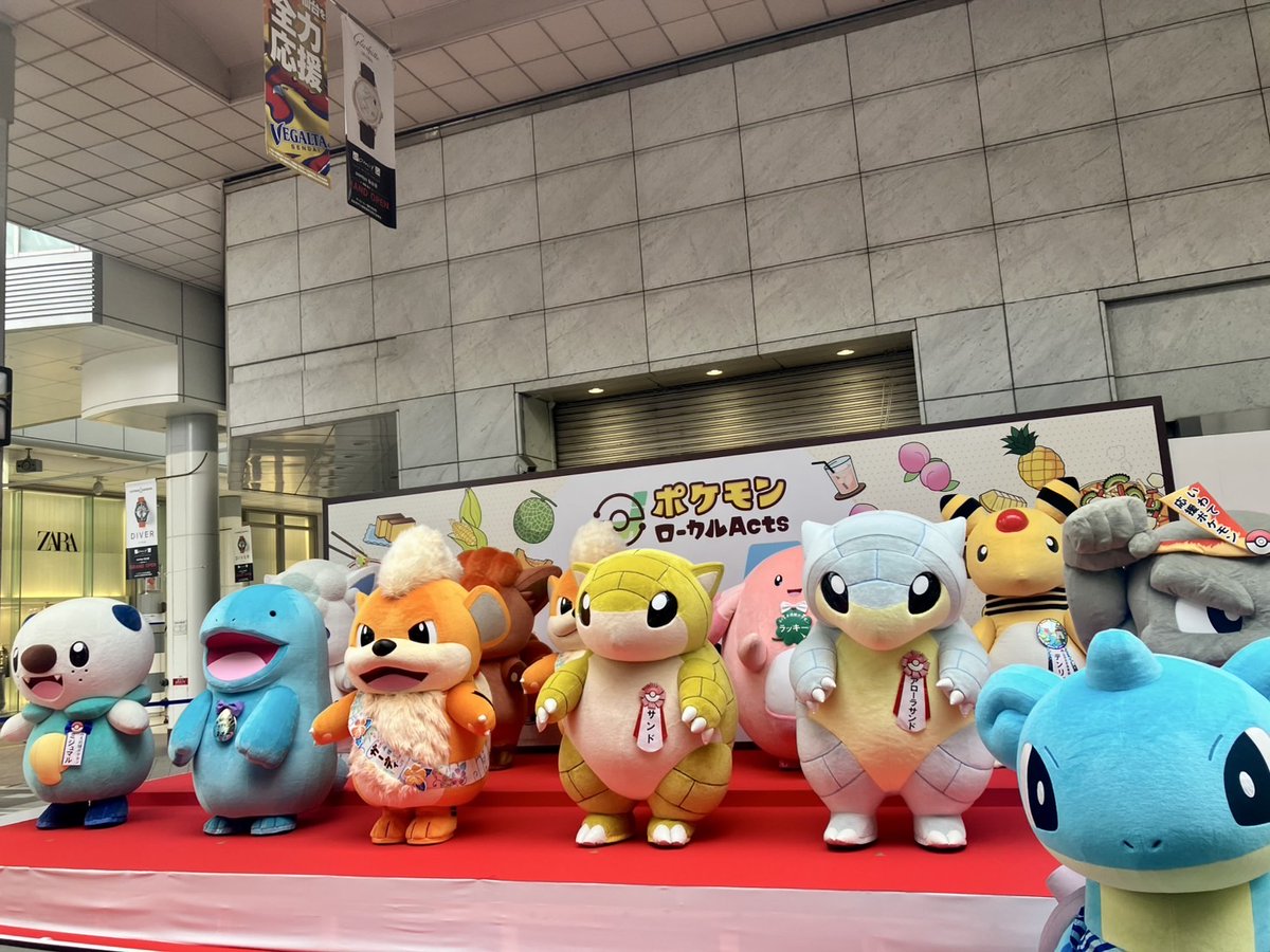 【新品未開封】ポケモン　物産展　デンリュウ　ローカルActs ポケモンローカルActs物産展でお会いしたアリスさんのデンリュウさんと