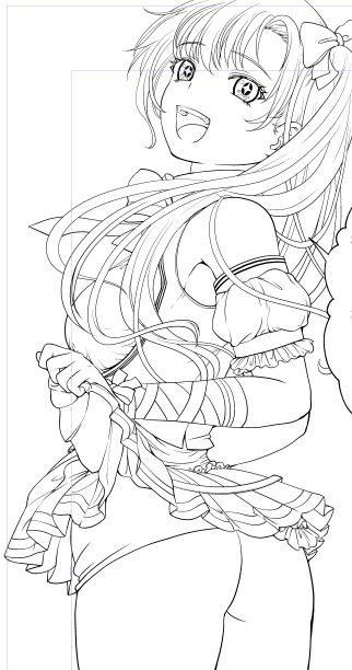 フリルやアイドル衣装や豪奢なドレスとか描いてみたいなと思い、作画に入ってから二度とやらんと誓う。喉元を過ぎると忘れるので2年に1回ペースでこれを繰り返す 