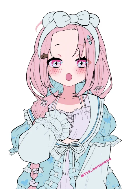 #しいなーと デコ出し新衣装可愛かった(2枚目は差分)