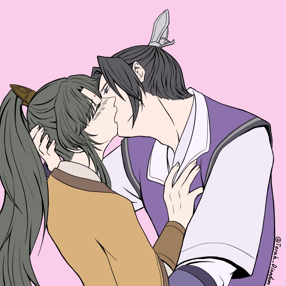 Terah_Diandom's tweet photo. 澄凌の供給があまりに少ないので飢えに飢えて3年ぶりに絵を描きました
叔父甥下さい "叔父×甥"で（強調） https://t.co/nMvsgoFQ69