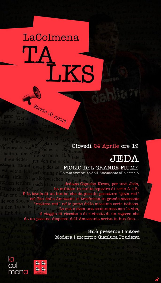colmenaofficial's tweet photo. Stasera 3ª puntata di LA COLMENA TALKS . 
Ospite Jedales Capucho Neves, per tutti JEDA >>> dalle h.19:00 
Vi Aspettiamo 😉 https://t.co/ADEnwhKsO3