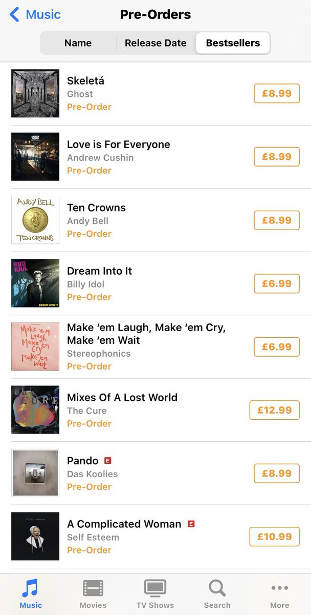 With just 8 days to go until the release of my second album “Love is For Everyone” we’re number 2 in the best selling pre orders on iTunes 🤯

Keep sharing, keep ordering… keep spreading the word 🙌

Pre order your iTunes copy here -> itunes.apple.com/gb/album/love-…