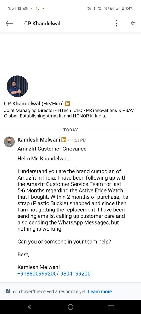 kams_ani's tweet photo. @cp_khandelwal Sorry to say this Mr. @cp_khandelwal, the kind of ridiculous products and customer service that you have, they are only supposed to be gifted as goodies. Absolutely ridiculous! https://t.co/nD2abmcIby