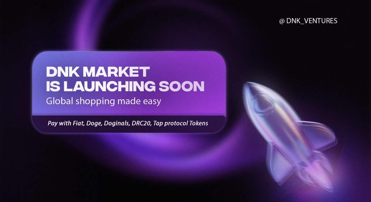 Watch out for <a href="/DNK_VENTURES/">DNK</a>
Where you can shop globally with your Fiat and doge assets.

Design by me 😇💫
Send me a dm today for your next design project🧑‍💻