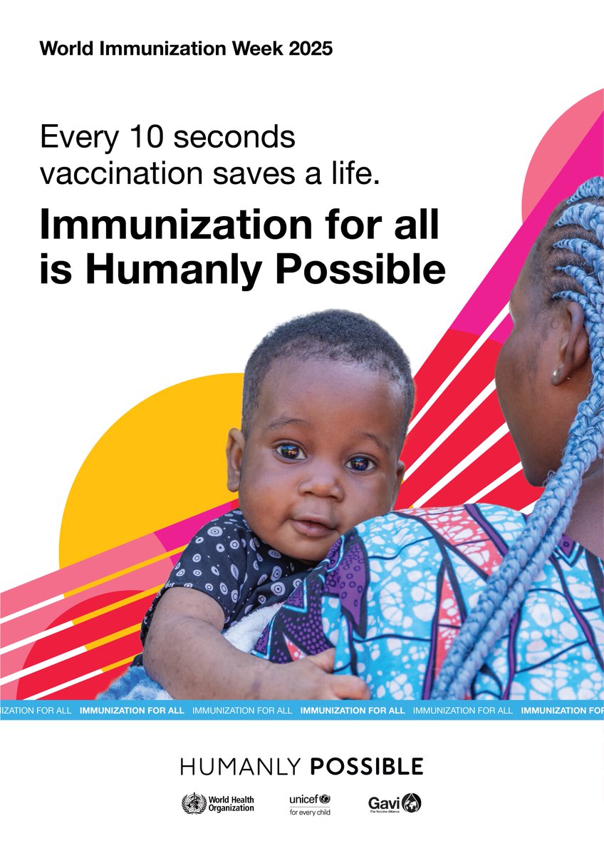 Rose Gana F.Leke (@lekerose) on Twitter photo Immunization saves lives. But it also saves futures.
Let’s celebrate #AVW2025 by pushing for national investments to ensure vaccines reach our vulnerable populations, especially those furthest behind. It’s #HumanlyPossible #VaccinesWork <a href="/gavi/">Gavi, the Vaccine Alliance</a> Immunization saves lives. But it also saves futures.
Let’s celebrate #AVW2025 by pushing for national investments to ensure vaccines reach our vulnerable populations, especially those furthest behind. It’s #HumanlyPossible #VaccinesWork <a href="/gavi/">Gavi, the Vaccine Alliance</a>
