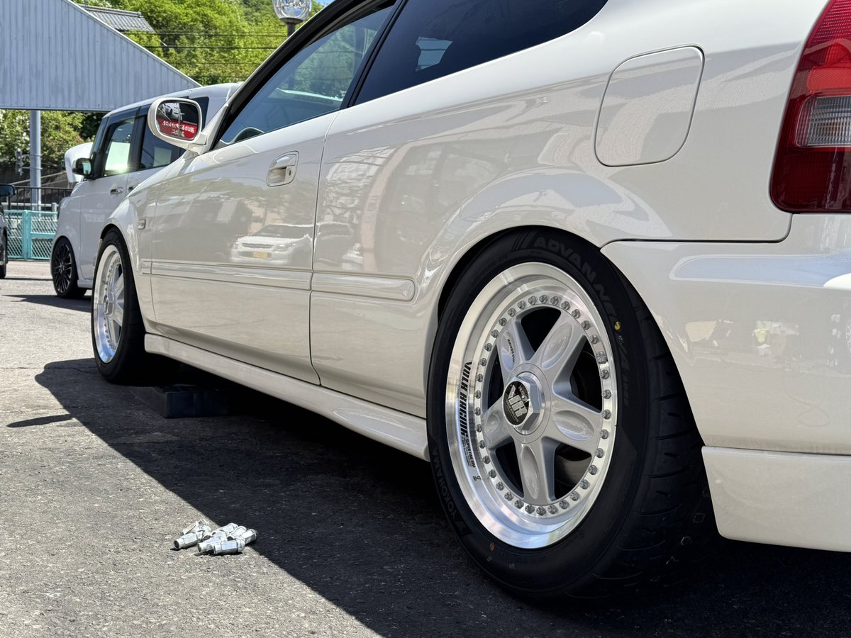 IMP_GRB7000's tweet image. New Wheel🫶
RAYS グループCにネオバAD09を組んでもらった🙌