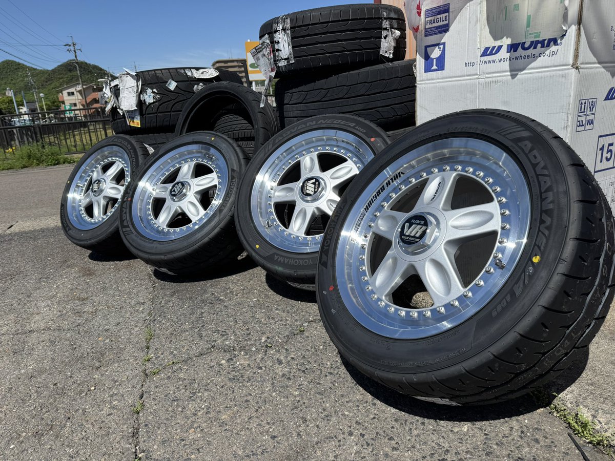 IMP_GRB7000's tweet image. New Wheel🫶
RAYS グループCにネオバAD09を組んでもらった🙌