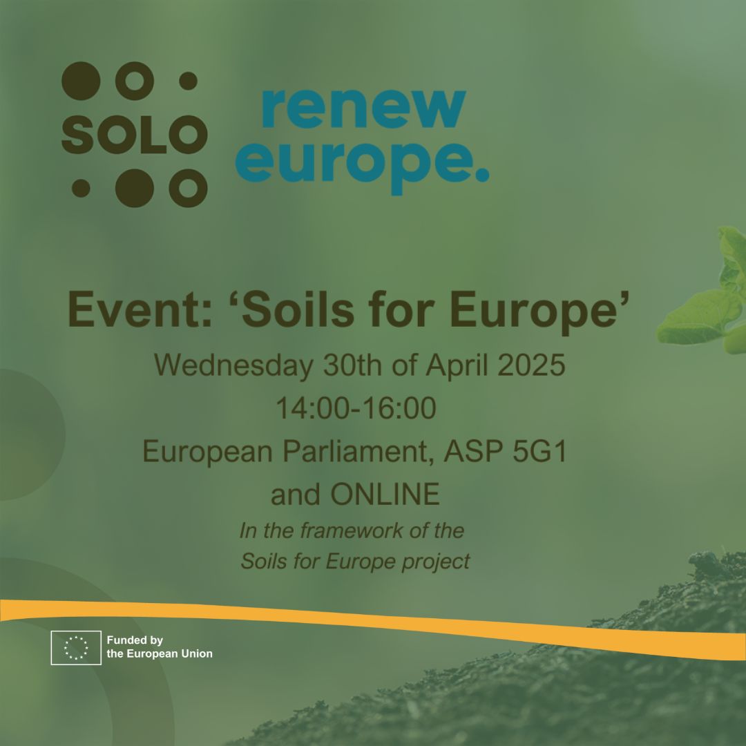 soill2030's tweet photo. 🇪🇺 On 30 April 2025, the European Parliament will host the “Soils for Europe” event, a key moment to discuss the future of soil health in the EU. Organised in the framework of the Horizon Europe project SOLO Soils for Europe, the event comes shortly after a trilogue agreement on the new Soil Monitoring and Resilience Directive.

🌱 With over 60% of EU soils in poor condition, the event will bring together policymakers, scientists, and stakeholders to explore how the new directive can be effectively implemented and how it will support healthier ecosystems and sustainable land use across Europe.

🌏 Also featured at the event will be SOILL-Startup, which serves as a one-stop structure for coordination, support, and expansion of the #MissionSoil #LivingLab network. The ENoLL (European Network of Living Labs), which coordinates SOILL, will be represented by its president, Wim De Kinderen.

Read more: https://t.co/yhdEd95qLY