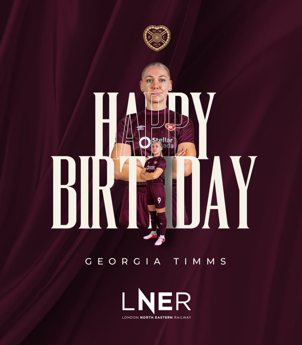 🥳 Wishing Georgia Timms a very happy birthday! 

🎂Have a great day, Timmsy! 

🚆 Never miss an occasion with <a href="/LNER/">London North Eastern Railway</a>