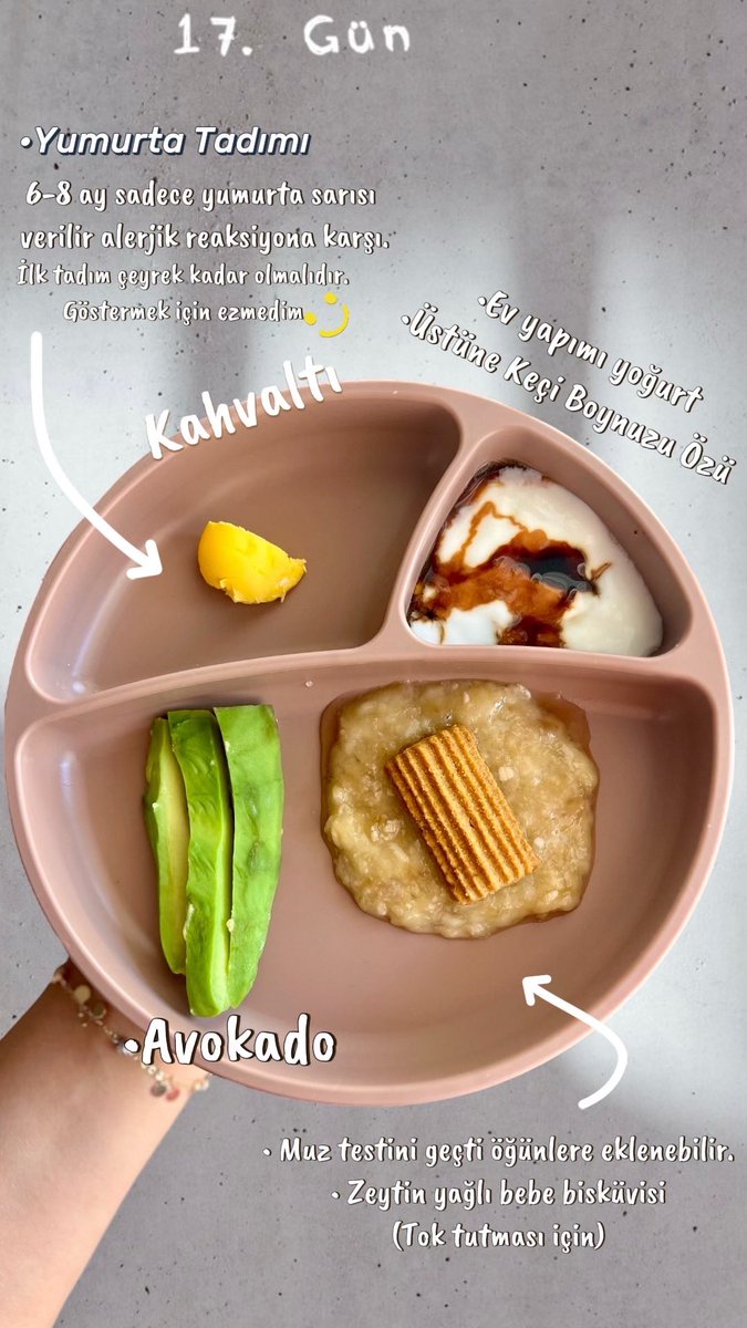 İnstagramda tatlış tatlış bebek öğünleri paylaşmaya karar verdim. 🥰 
Benim bebeğim henüz tadımlarda bu yüzden sadece tattırdıklarımla öğün hazırlıyorum ama yeni anne-baba olmuş kişiler için fikir olsun istedim.🤗 

Instagram: senem.bayraktaroglu