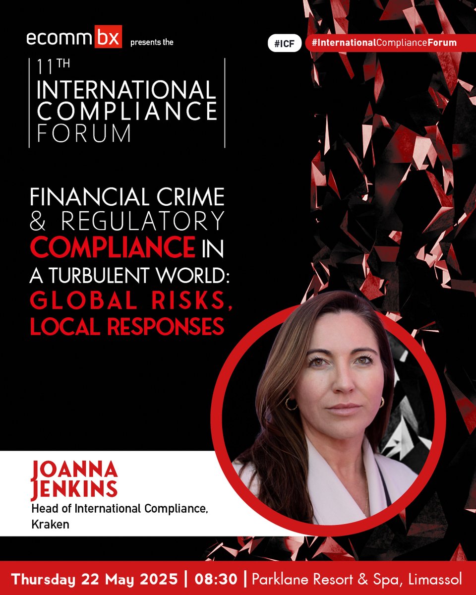 From Volatility to Stability: The Role of MiCA in Crypto

Joanna Jenkins, Head of International Compliance, Kraken

22 May 2025
Parklane Resort &amp; Spa, Limassol

More information: compliance.imhbusiness.com

#InternationalComplianceForum #ICF