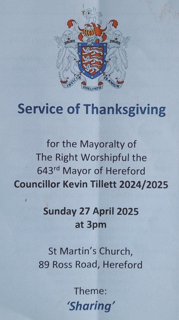 For the first time, the annual Thanksgiving Service will be held South of the river! Music, readings, choirs and refreshments. All welcome. Please be seated by 2.45pm