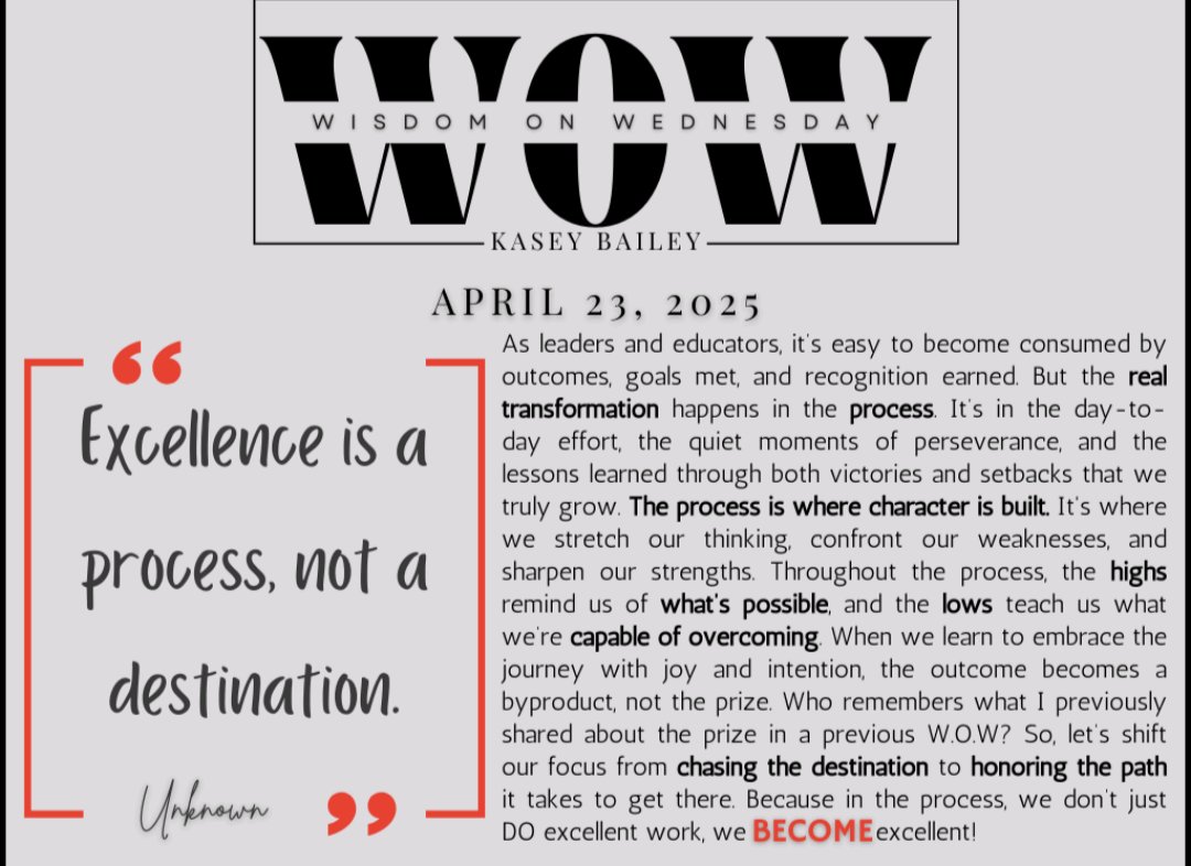 Kesia Lang, M.Ed. (@klang1hisd) on Twitter photo "So let's shift our focus from chasing the destination to honoring the path it takes to get there." <a href="/EVA_KBailey/">Kasey Bailey</a> "So let's shift our focus from chasing the destination to honoring the path it takes to get there." <a href="/EVA_KBailey/">Kasey Bailey</a>