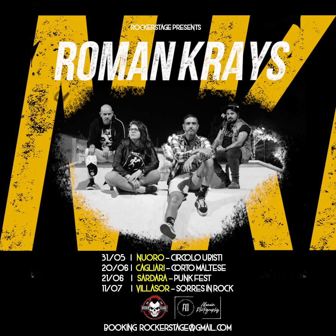 romankrays's tweet photo. PRIME DATE ESTIVE ❤️‍🔥
È tutto in aggiornamento...
Vi aspettiamo sotto il palco..
#sardegna #punk #live #nuoro #cagliari #sardara #villasor #rock #romankrays https://t.co/roWdkBN32E