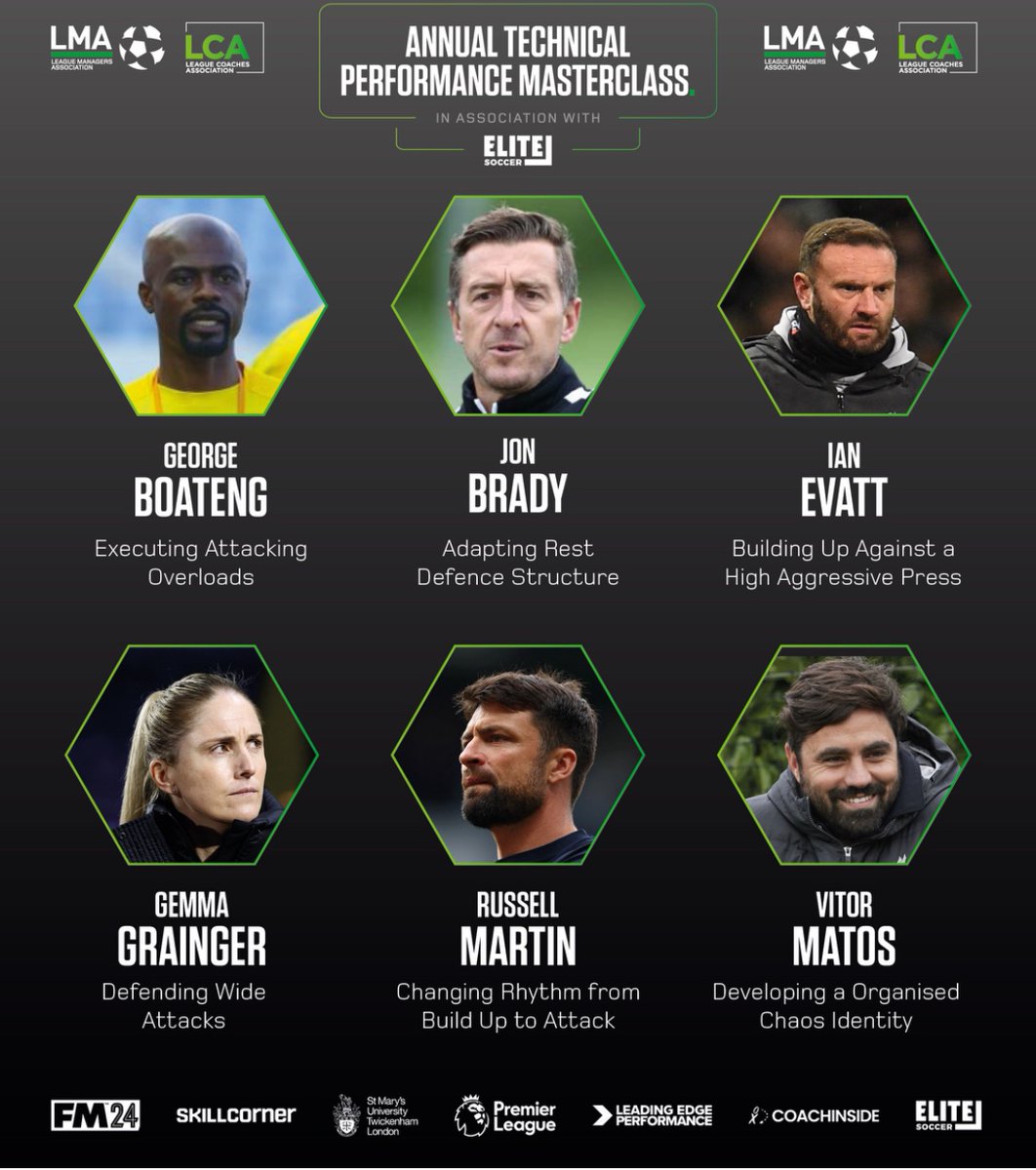 TabbyMagida's tweet photo. Top day at the LMA &amp; LCA Annual Technical Performance Masterclass yesterday. 
Observing delivery on some of the key technical and tactical trends by coaches who have worked at the top end. Invaluable! ⚽️

🇿🇦 https://t.co/sNgZBICXL4