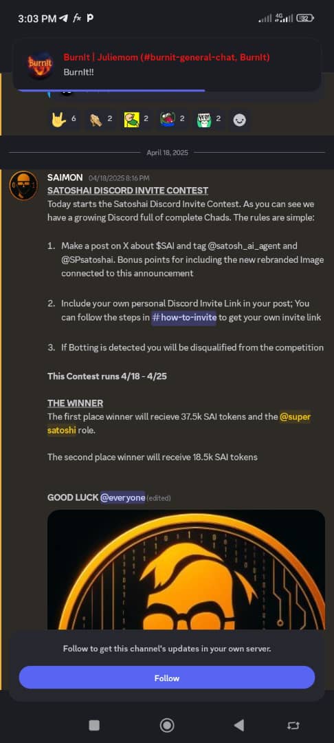 Kateadam20450's tweet image. Join invite contest
discord.gg/GDm7uPu8
#invitecontest