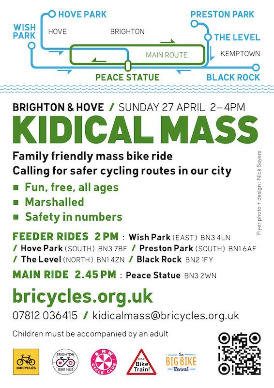 Daren (@daren68) on Twitter photo This Sunday 27th it's time for #KidicalMass in Hove (and Brighton) again! Join me from Wish Park, or head to one of the other feeder riders - 2pm start. <a href="/TrevMu10/">Cllr Trevor Muten</a> <a href="/Bricycles/">Bricycles</a> <a href="/BHGreens/">Brighton & Hove Green Party</a> <a href="/KinderaufsRad/">Kidical Mass - Kinder aufs Rad</a> <a href="/NickSayers/">Nick Sayers</a> #ActiveTravel #CycleLanesNow This Sunday 27th it's time for #KidicalMass in Hove (and Brighton) again! Join me from Wish Park, or head to one of the other feeder riders - 2pm start. <a href="/TrevMu10/">Cllr Trevor Muten</a> <a href="/Bricycles/">Bricycles</a> <a href="/BHGreens/">Brighton & Hove Green Party</a> <a href="/KinderaufsRad/">Kidical Mass - Kinder aufs Rad</a> <a href="/NickSayers/">Nick Sayers</a> #ActiveTravel #CycleLanesNow