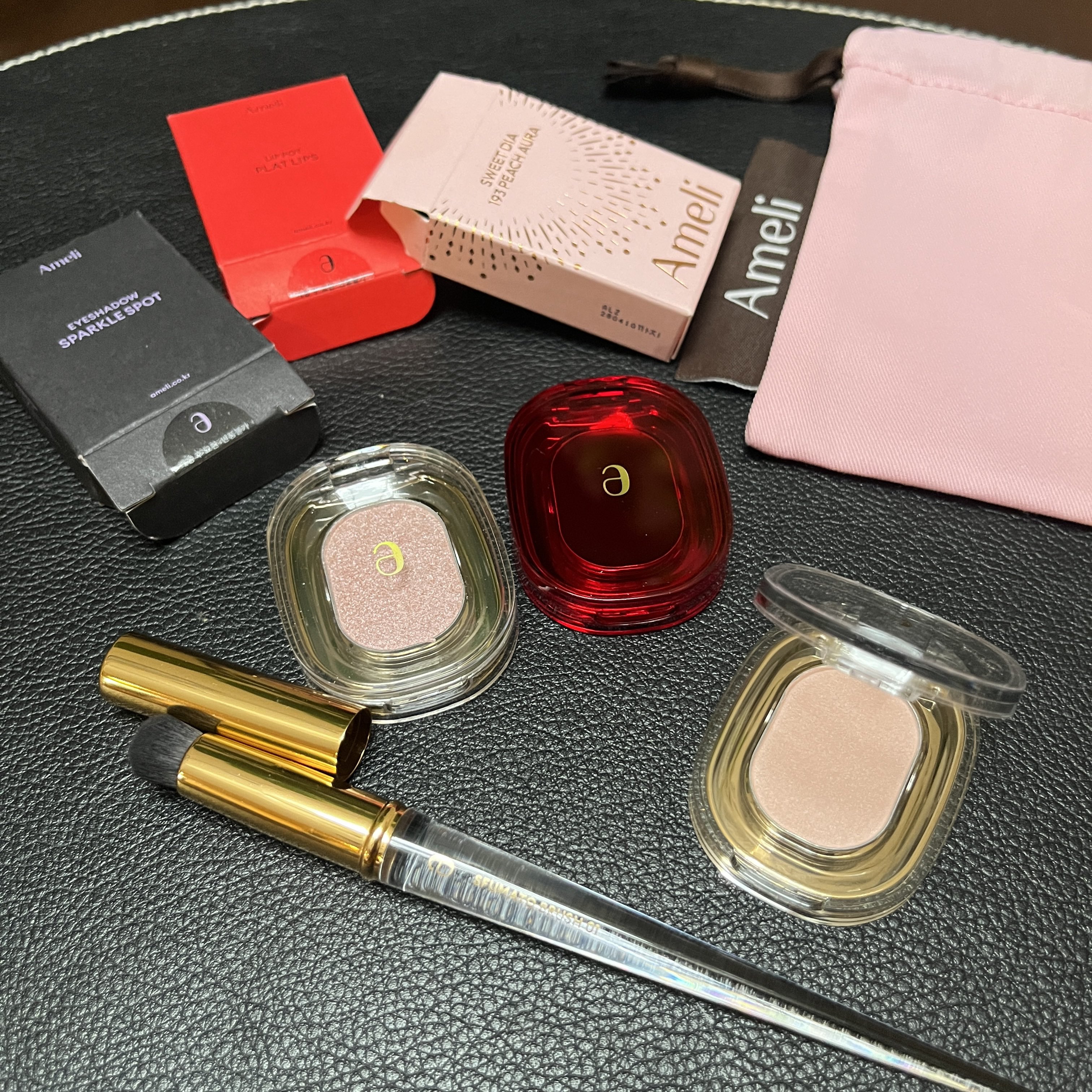 Ameli アメリ アイシャドウ193 PEACH AURA ピーチオーラ 他