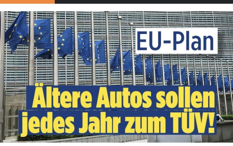 Es wird wieder einmal überproportional die Menschen aus dem #ländlichenRaum treffen, die ganz überwiegend eben nicht die finanziellen Möglichkeiten haben, sich Neuwagen zu leisten. Fragt aber bitte nicht nach, warum die #AFD die Dörfer „einnimmt.“ 
Die #EU einmal mehr auf Abwegen