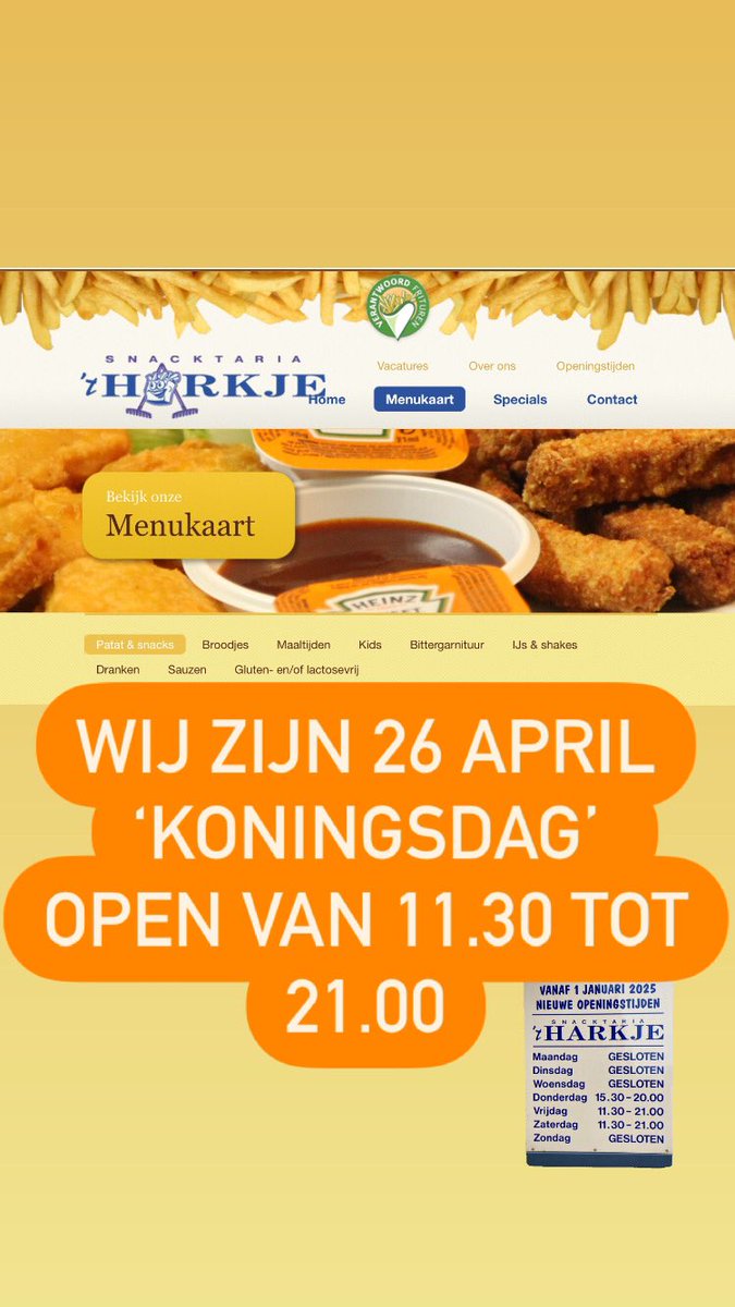 Snacktaria 't Harkje tweet media