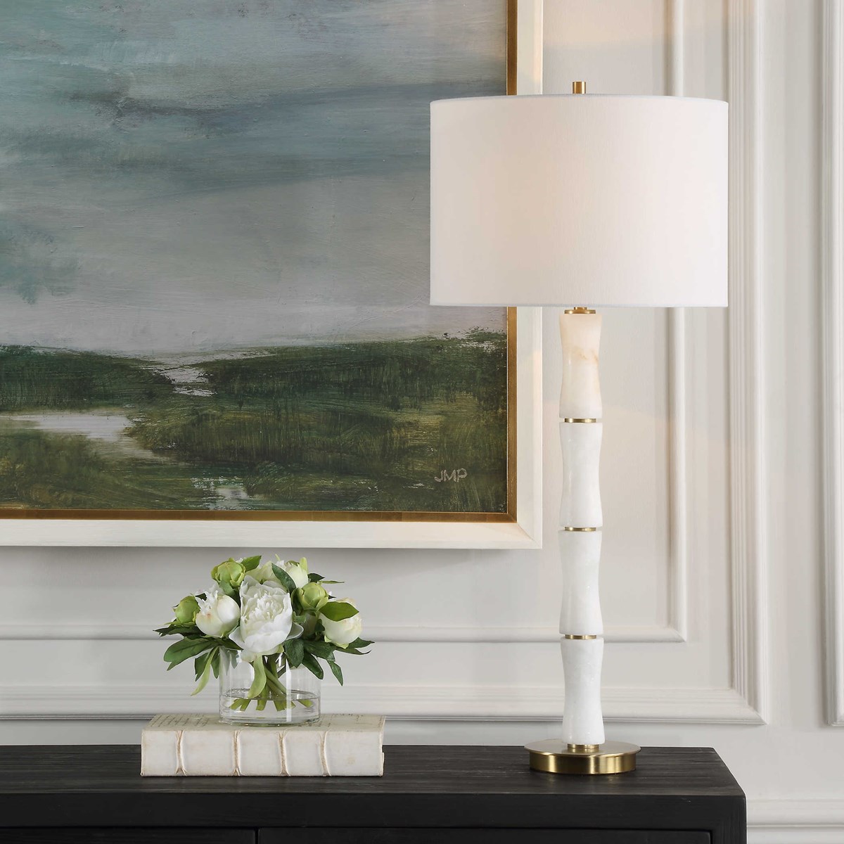 Save 39% on our Unify Table Lamp today <a href="/Target/">Target</a>. Crafted from polished alabaster in the graceful form of a bamboo shoot, this #carolynkinder design exudes sophistication and tranquility. target.com/p/uttermost-30…