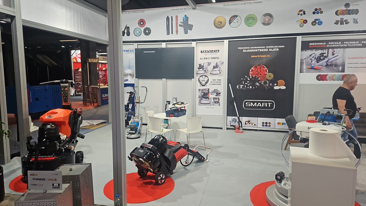 XingyiGlobal's tweet image. See you in Belgrade Construction Fair SEBBEE 2025 , Serbia 🔝

Booth / Hall 2 : H-2B/D-124
Date : 23-26 April , 2025

Looking forward to meet you
#polishedconcrete #concretegrinder
#concretepolishers #decorativeconcrete #concrete
#xingyi
#epoxyfloor
#epoxyremove