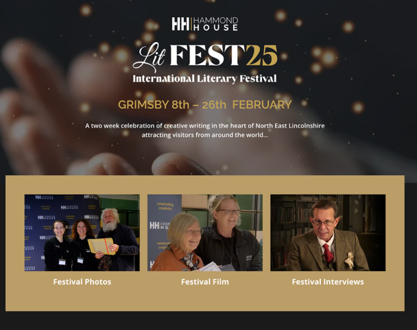 LITFEST25 – FESTIVAL VIDEO, INTERVIEWS AND PHOTOS NOW AVAILABLE ON THE <a href="/hhpublish1/">Hammond House Publishing</a> WEBSITE
We’re still buzzing from a fabulous day at our Festival Finale of LitFest25 at the <a href="/unicentregy/">UCG</a> Thank you to everyone who made the day a huge success.
hammondhouse.org.uk/international-…