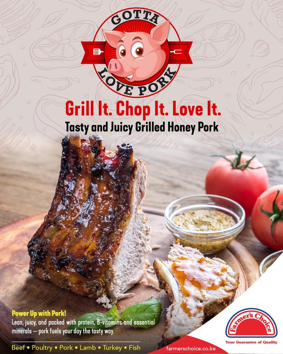What’s your favourite way to enjoy Farmer’s Choice pork? Grilled, stewed, or pan-fried? 👀
Drop your fav style below – we might just recreate it next week! 
Feel free to try this simple recipe on how to prepare your honey-glazed pork!

#GottaLovePork #MyFarmersChoice