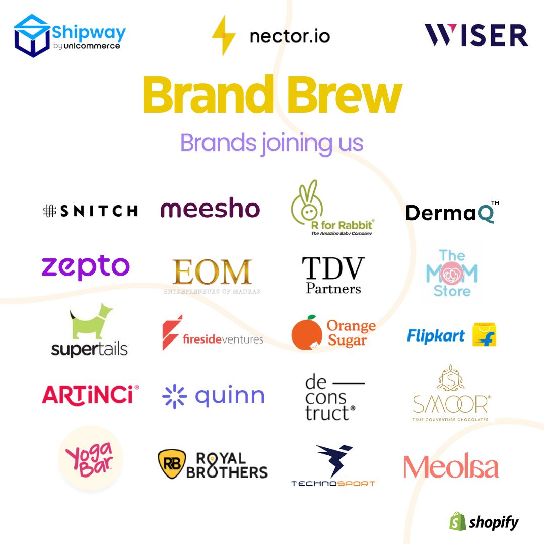 1 Day to Go! 

Brand Brew – Bangalore Edition is almost here!

🗓️ Date: April 25th, 2025
📍 Location: Bangalore
 
Register now: 
👉 lu.ma/wi9oqbic

Powered by: <a href="/Nector_io/">nector.io</a>, Shipway by Unicommerce, and WiserAI.

<a href="/Shopify/">Shopify</a>  <a href="/IAmOmarQureshi/">Omar Qureshi</a> <a href="/mcd_50/">Ayush | nector.io, conversly.ai</a>