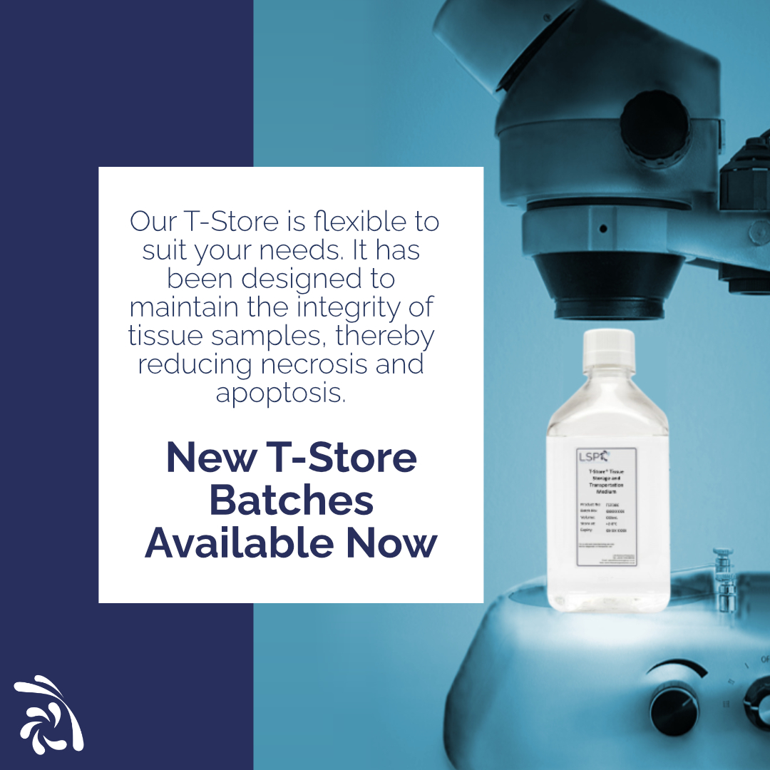 lifesciencegrp's tweet photo. Have you tried T-Store?

T-STORE ® (Tissue Store) is an innovative, sterile, chemically defined and optimised media. It has been developed to provide a stable storage and shipping environment for mammalian tissue https://t.co/DLO5vIOwdc us today to place your order.

#Tstore https://t.co/repoVnEQEP
