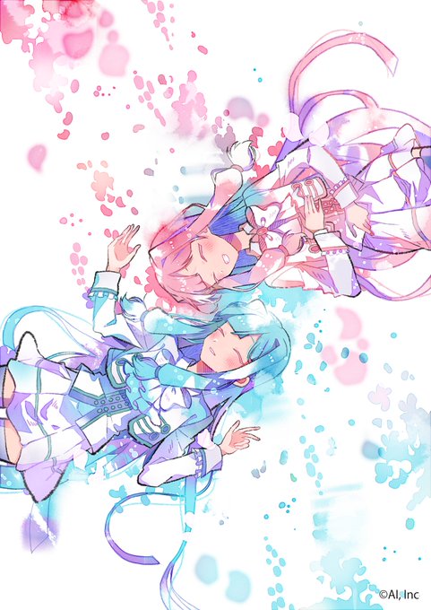 琴葉茜 ,琴葉葵 「【拡散希望】描き下ろし浴衣姉妹ほぼ等身大マイクロ