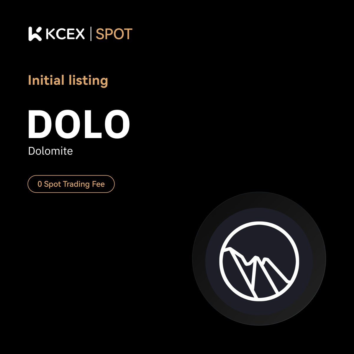 KCEX_Official's tweet photo. #KCEX Initial Listing Announcement🔥

@Dolomite_io, a modular money market with integrated DEX functionality, will be listed on KCEX spot trading market.

Trading Pair: $DOLO/USDT
💼 Deposits: Opened
⏰ Spot Trading Starts: 2025-04-24 13:00 (UTC) https://t.co/4tez03J4qr