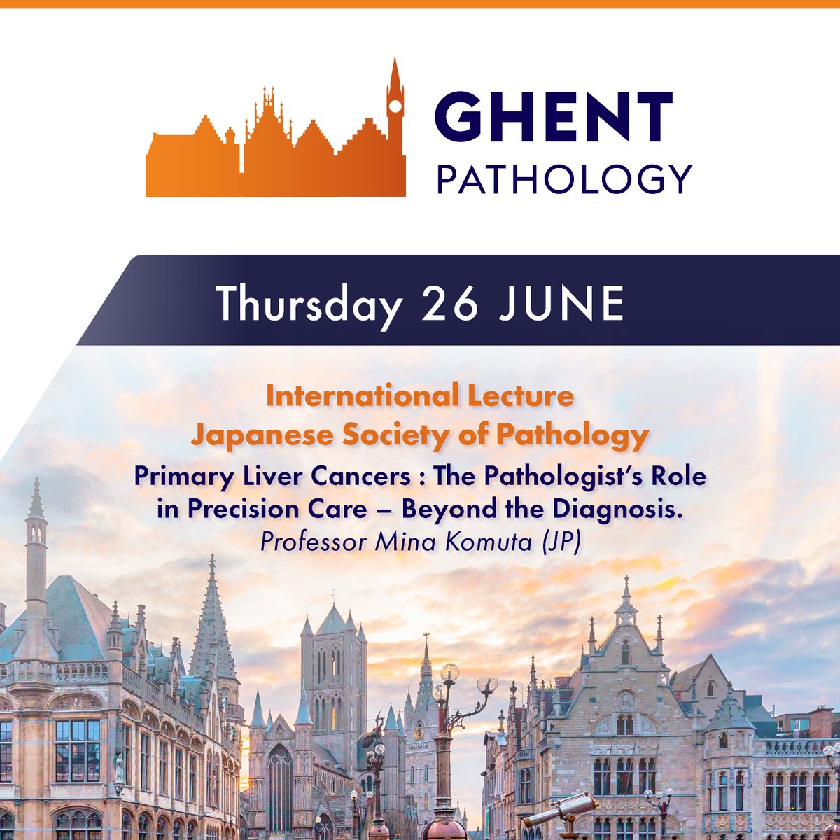BDIAP (@britishdiviap) on Twitter photo International Lecture 📢 We’re delighted to welcome Professor Mina Komuta from the Japanese Society of Pathology to #GhentPathology2025.
🎙 Topic: Primary Liver Cancers: The Pathologist’s Role in Precision Care – Beyond the Diagnosis
More Info: ghentpathology.eu
<a href="/pathsoc/">Pathological Society</a> International Lecture 📢 We’re delighted to welcome Professor Mina Komuta from the Japanese Society of Pathology to #GhentPathology2025.
🎙 Topic: Primary Liver Cancers: The Pathologist’s Role in Precision Care – Beyond the Diagnosis
More Info: ghentpathology.eu
<a href="/pathsoc/">Pathological Society</a>